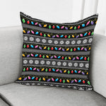 Christmas Tree Lights Print Pillow Cover