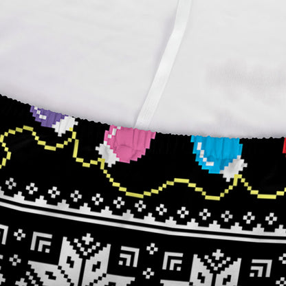 Christmas Tree Lights Print Sofa Cover