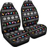 Christmas Tree Lights Print Universal Fit Car Seat Covers