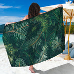 Christmas Tree Print Beach Sarong Wrap
