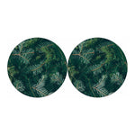 Christmas Tree Print Car Coasters