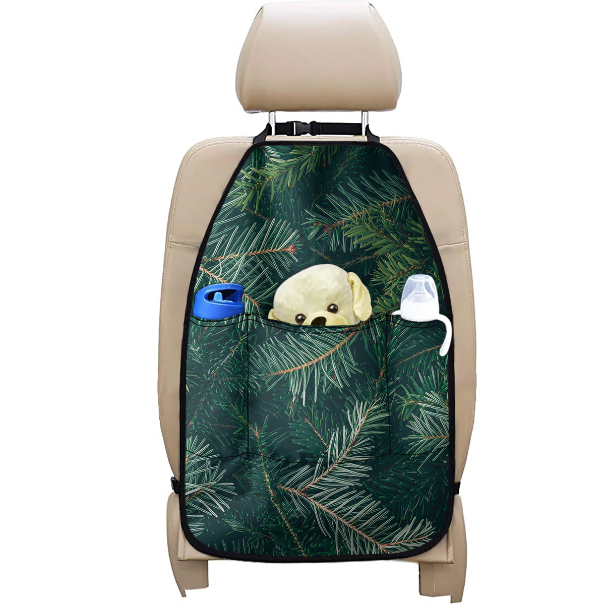 Christmas Tree Print Car Seat Organizers