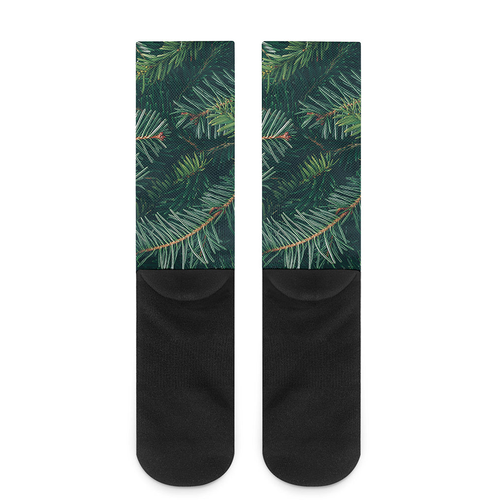 Christmas Tree Print Crew Socks