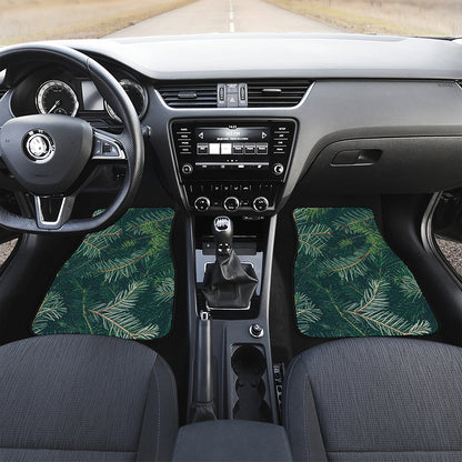 Christmas Tree Print Front and Back Car Floor Mats