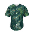Christmas Tree Print Men's Baseball Jersey