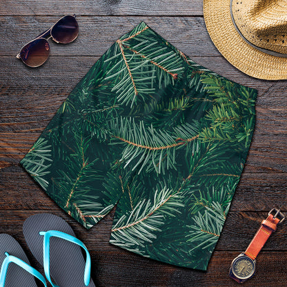 Christmas Tree Print Men's Shorts