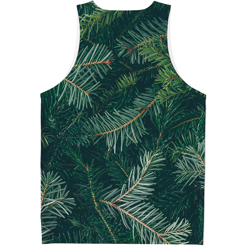 Christmas Tree Print Men's Tank Top