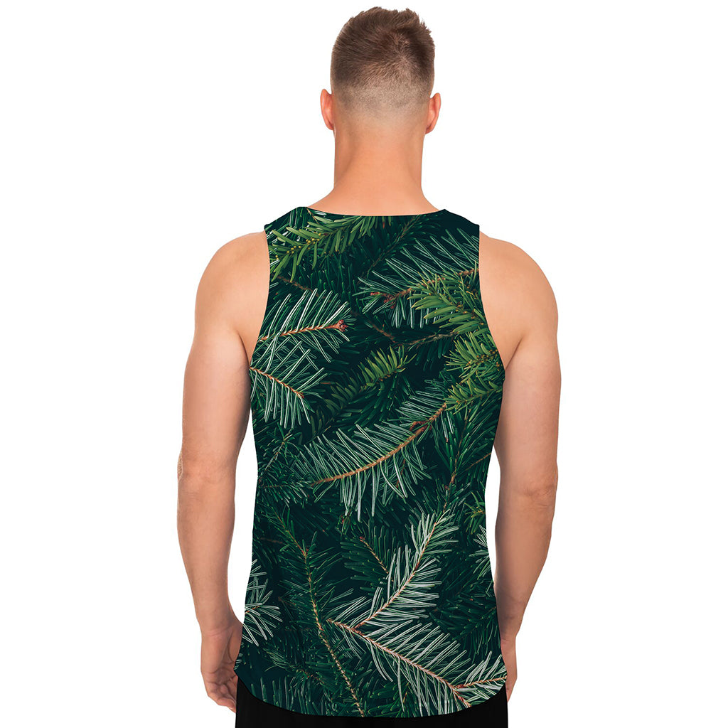 Christmas Tree Print Men's Tank Top