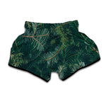 Christmas Tree Print Muay Thai Boxing Shorts
