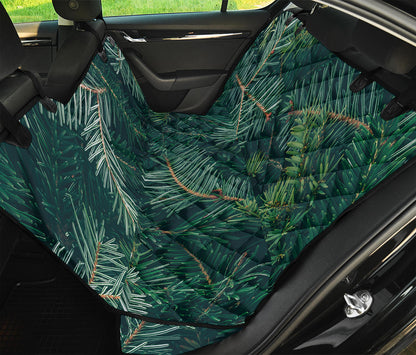 Christmas Tree Print Pet Car Back Seat Cover