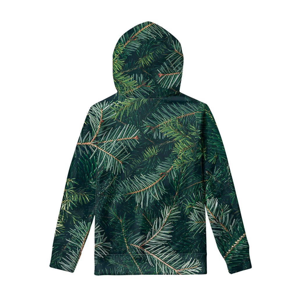 Christmas Tree Print Pullover Hoodie