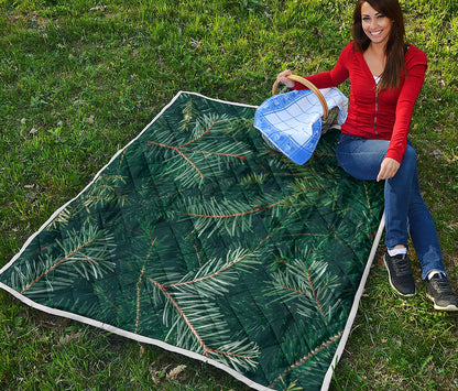 Christmas Tree Print Quilt