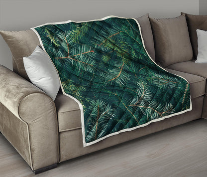 Christmas Tree Print Quilt