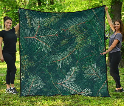 Christmas Tree Print Quilt