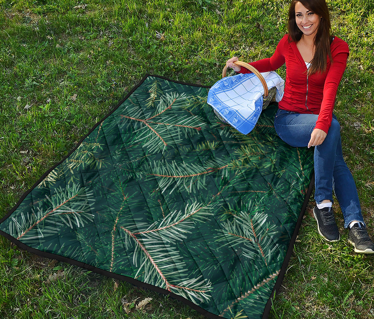 Christmas Tree Print Quilt