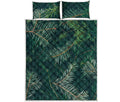 Christmas Tree Print Quilt Bed Set