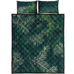 Christmas Tree Print Quilt Bed Set
