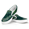 Christmas Tree Print White Slip On Sneakers