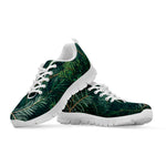 Christmas Tree Print White Sneakers
