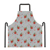 Christmas Winter Holiday Pattern Print Apron