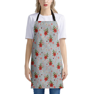 Christmas Winter Holiday Pattern Print Apron