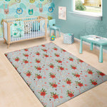 Christmas Winter Holiday Pattern Print Area Rug