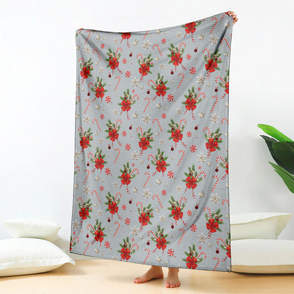 Christmas Winter Holiday Pattern Print Blanket