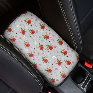 Christmas Winter Holiday Pattern Print Car Center Console Cover