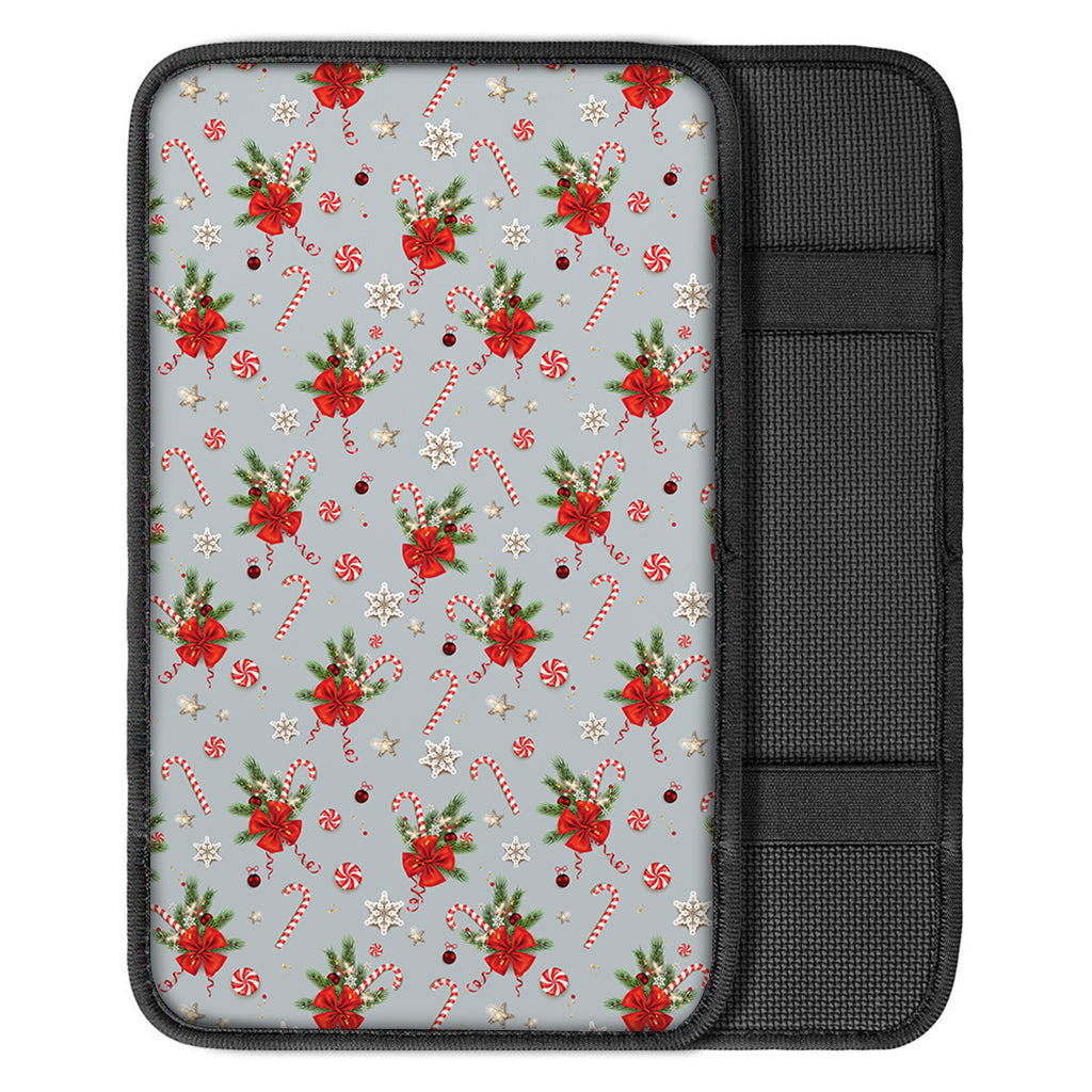 Christmas Winter Holiday Pattern Print Car Center Console Cover