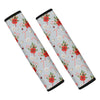 Christmas Winter Holiday Pattern Print Car Seat Belt Covers