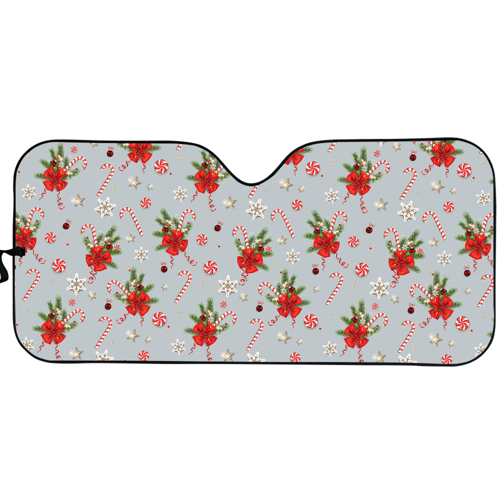 Christmas Winter Holiday Pattern Print Car Sun Shade