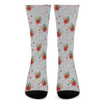 Christmas Winter Holiday Pattern Print Crew Socks