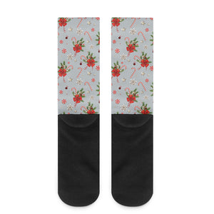 Christmas Winter Holiday Pattern Print Crew Socks