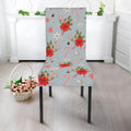 Christmas Winter Holiday Pattern Print Dining Chair Slipcover