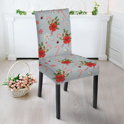Christmas Winter Holiday Pattern Print Dining Chair Slipcover