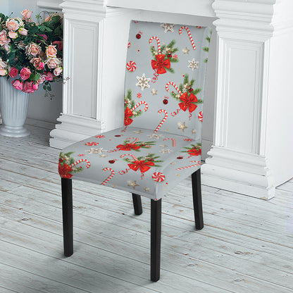 Christmas Winter Holiday Pattern Print Dining Chair Slipcover