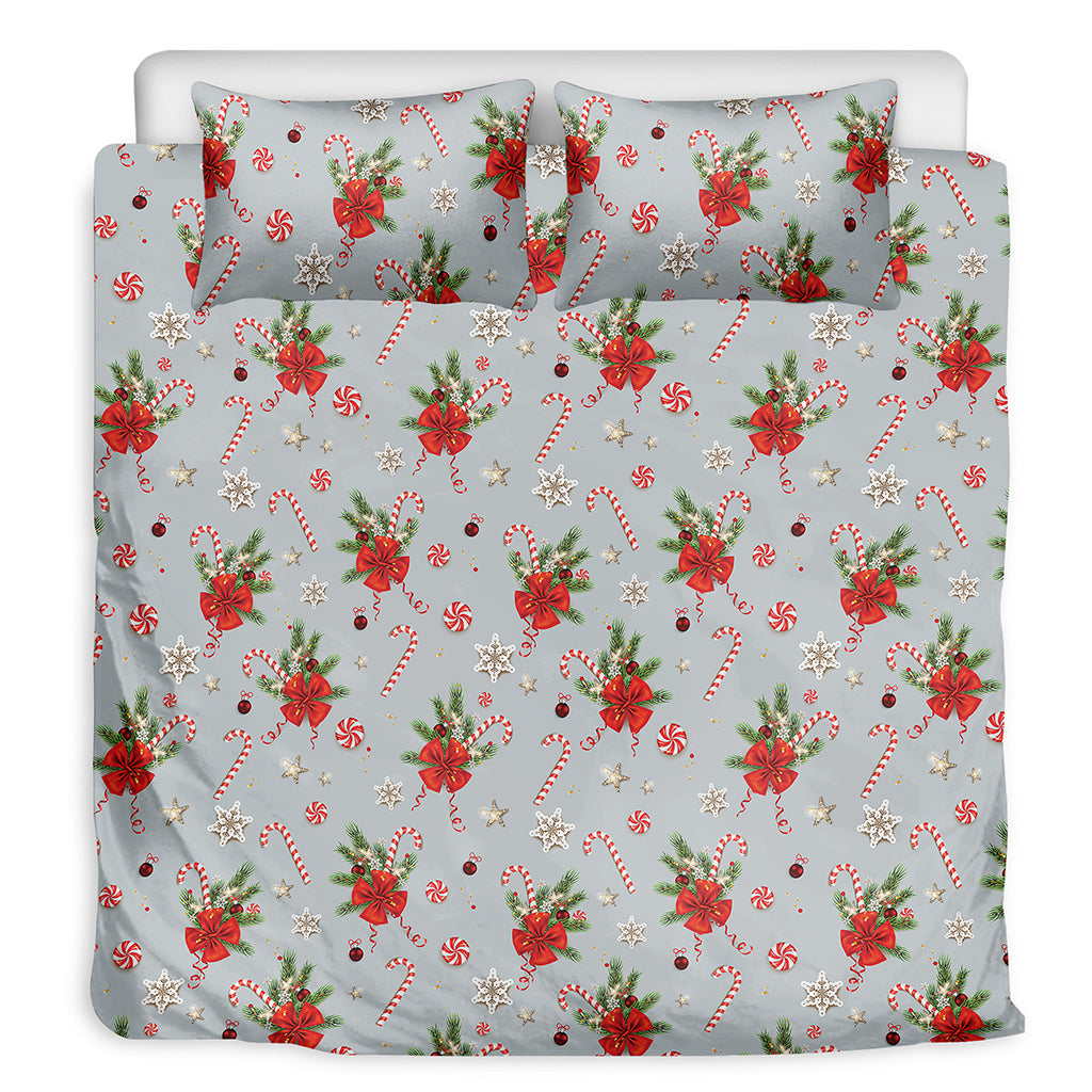 Christmas Winter Holiday Pattern Print Duvet Cover Bedding Set