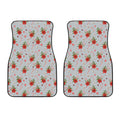 Christmas Winter Holiday Pattern Print Front Car Floor Mats