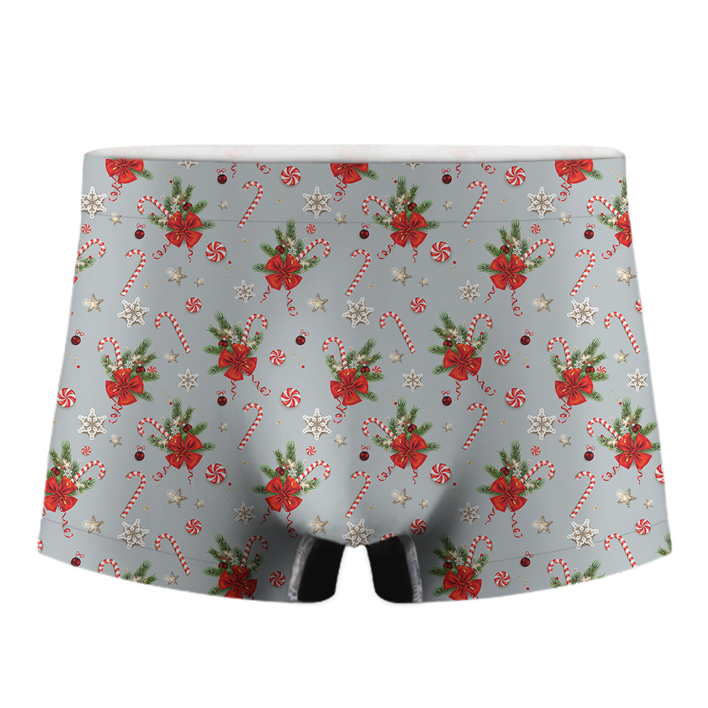Christmas Winter Holiday Pattern Print Men's Boxer Briefs