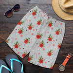 Christmas Winter Holiday Pattern Print Men's Shorts