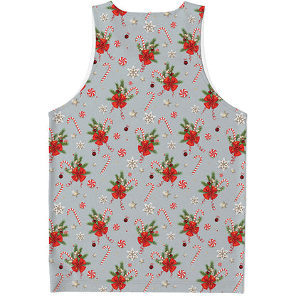 Christmas Winter Holiday Pattern Print Men's Tank Top