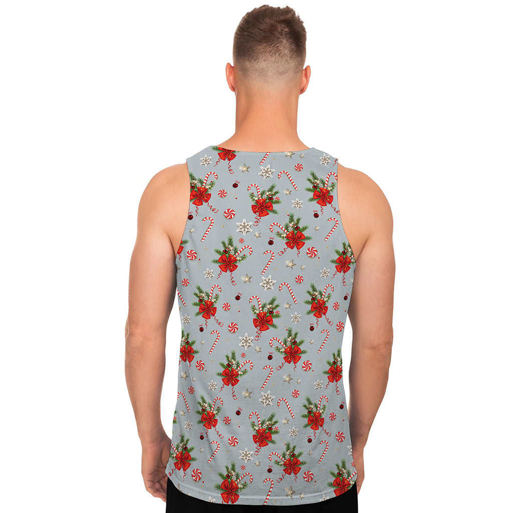 Christmas Winter Holiday Pattern Print Men's Tank Top