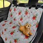 Christmas Winter Holiday Pattern Print Pet Car Back Seat Cover