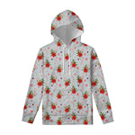 Christmas Winter Holiday Pattern Print Pullover Hoodie