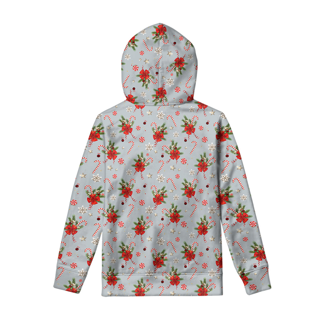 Christmas Winter Holiday Pattern Print Pullover Hoodie