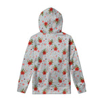 Christmas Winter Holiday Pattern Print Pullover Hoodie