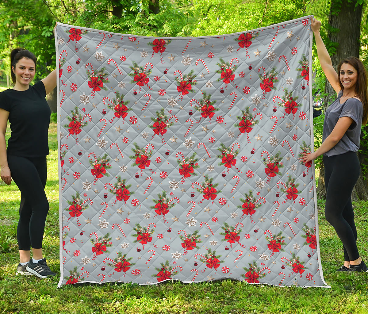 Christmas Winter Holiday Pattern Print Quilt
