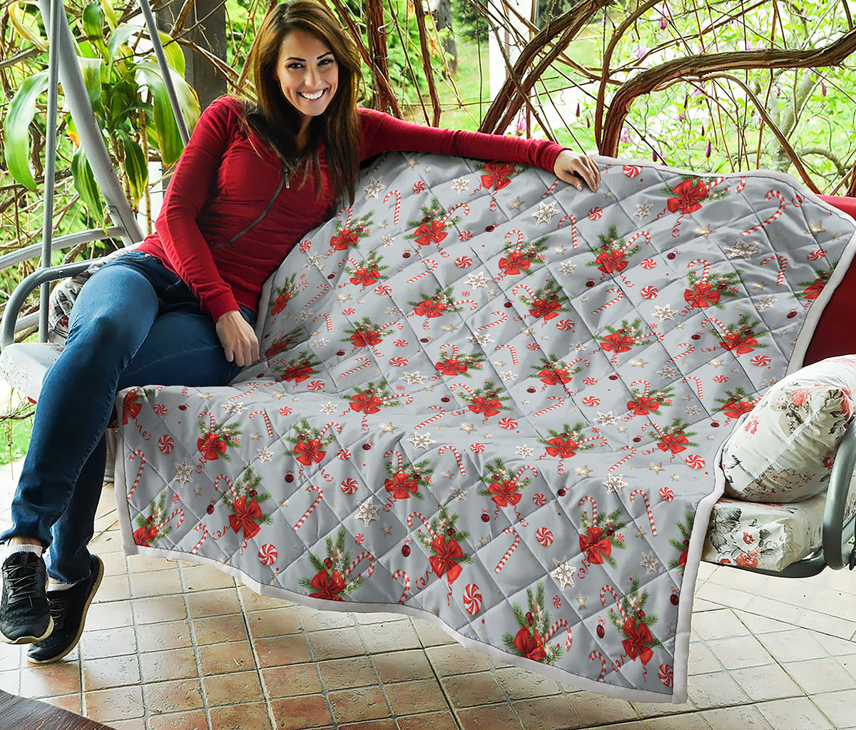 Christmas Winter Holiday Pattern Print Quilt