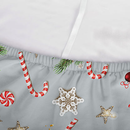 Christmas Winter Holiday Pattern Print Sofa Cover