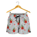 Christmas Winter Holiday Pattern Print Women's Shorts